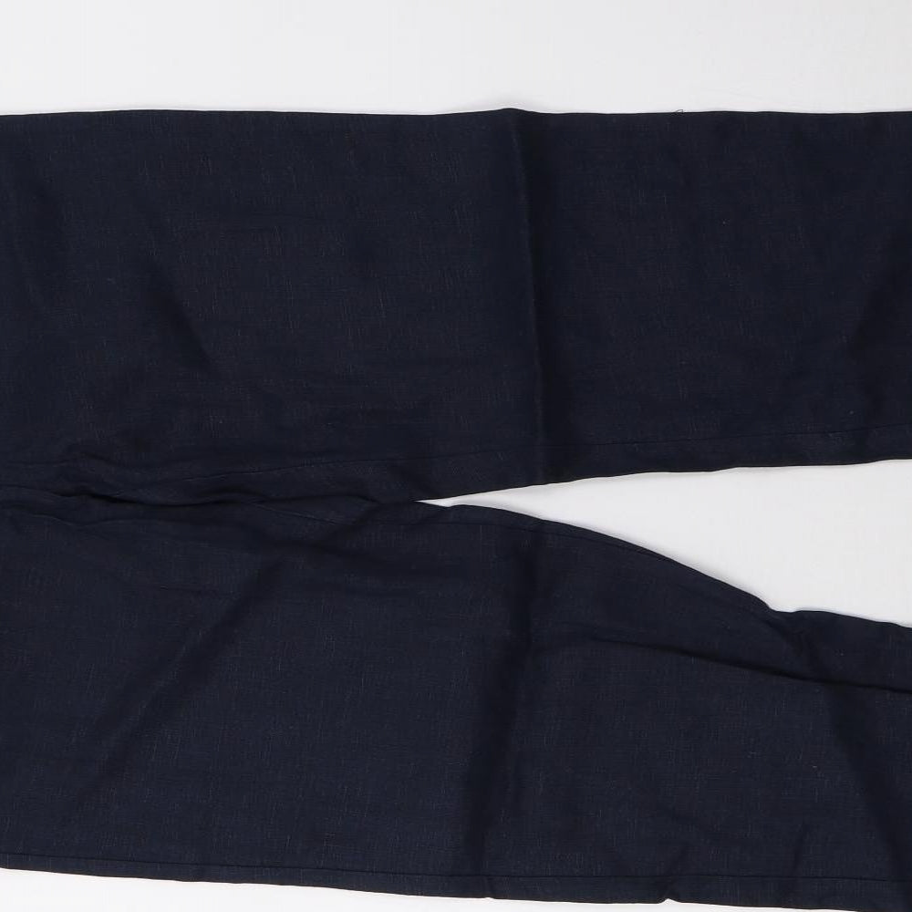 Marks and Spencer Womens Blue   Trousers  Size 8 L27 in