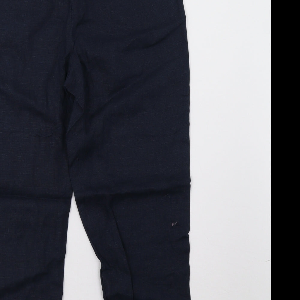Marks and Spencer Womens Blue   Trousers  Size 8 L27 in