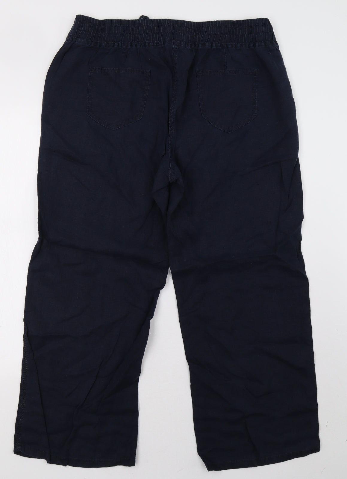 Marks and Spencer Womens Blue   Trousers  Size 16 L28 in