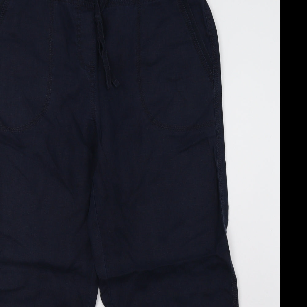 Marks and Spencer Womens Blue   Trousers  Size 16 L28 in