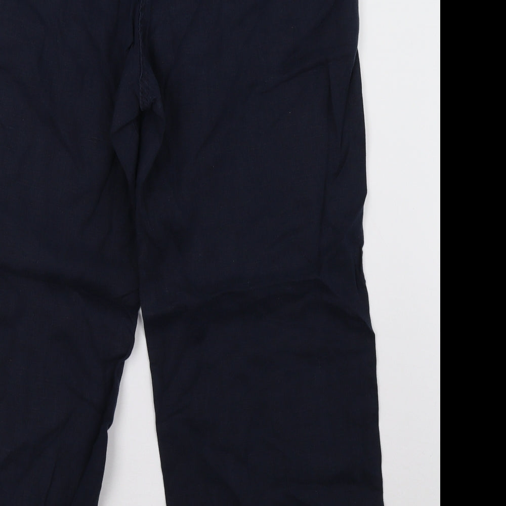 Marks and Spencer Womens Blue   Trousers  Size 16 L28 in