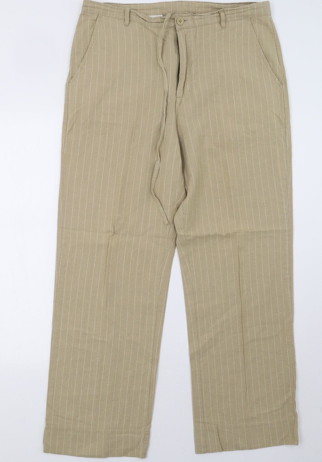 Cotton Traders Mens Brown   Trousers  Size 34 L31 in