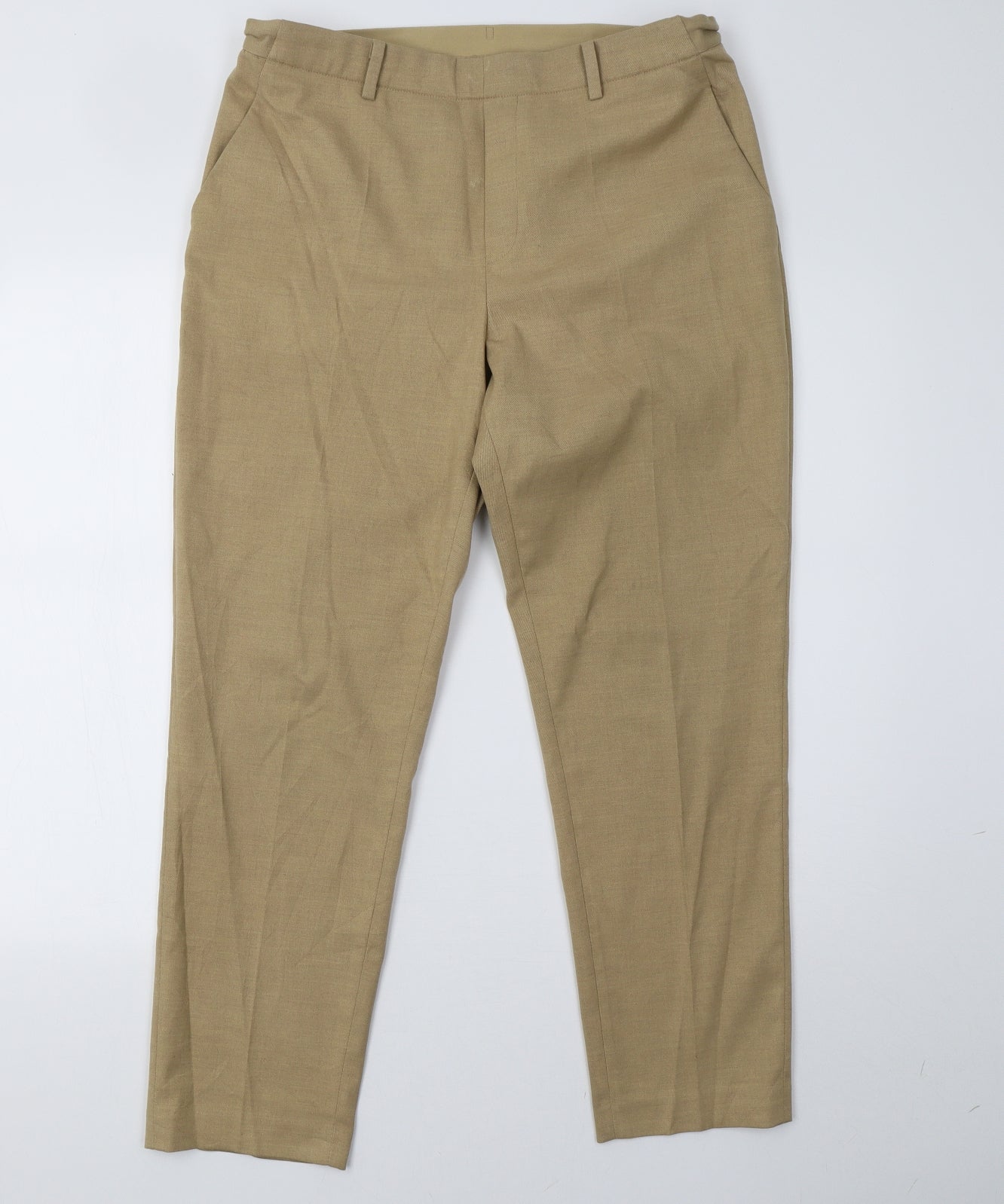 Preworn Womens Beige   Trousers  Size 10 L26 in