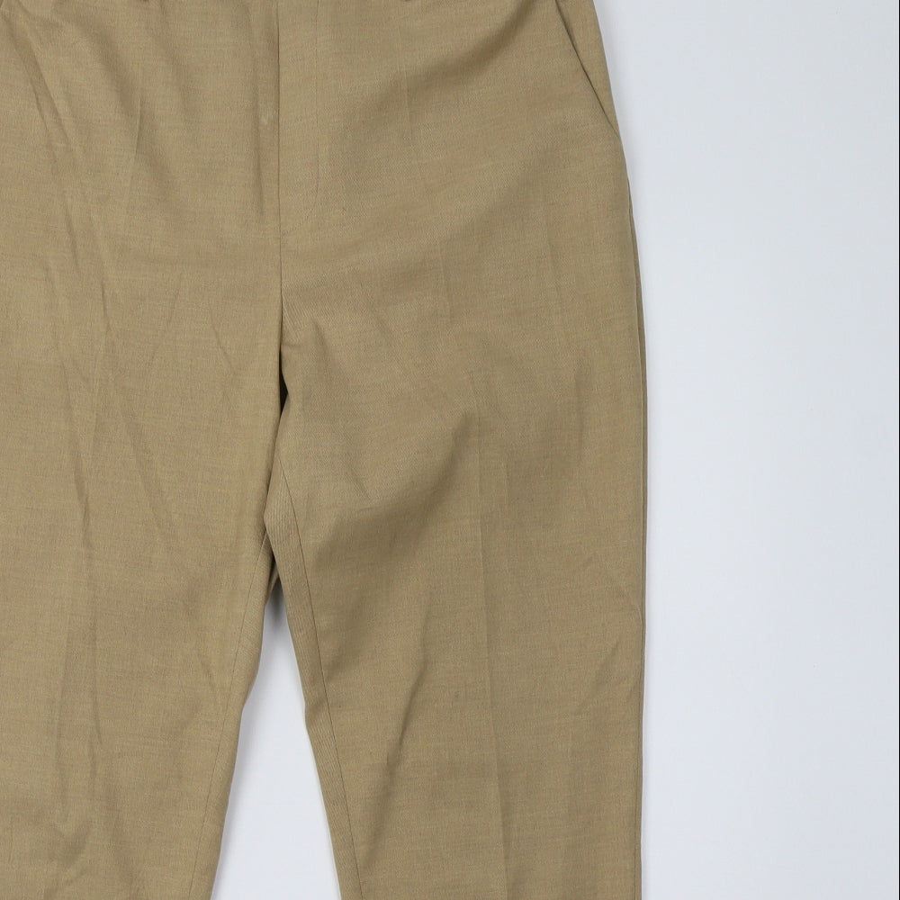 Preworn Womens Beige   Trousers  Size 10 L26 in