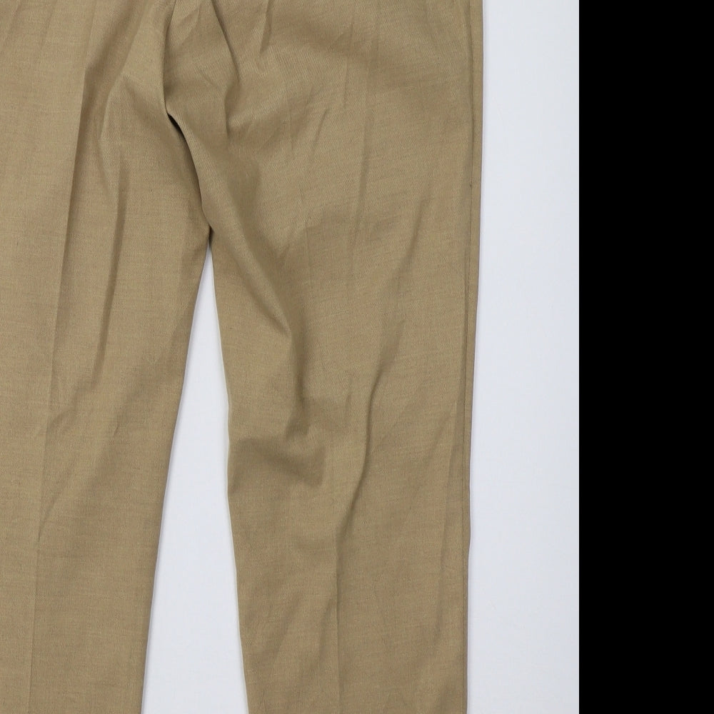 Preworn Womens Beige   Trousers  Size 10 L26 in