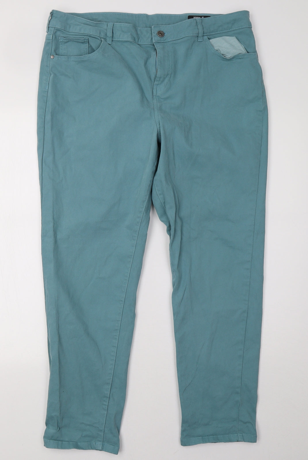 Sainsburys Womens Blue   Trousers  Size 18 L30 in