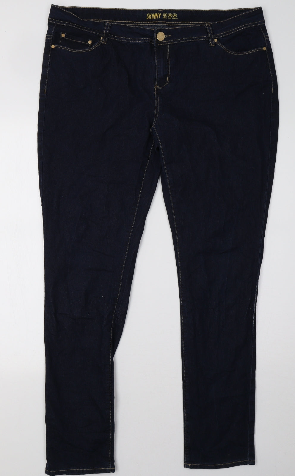 primatk Womens Blue  Denim Skinny Jeans Size 20 L32 in