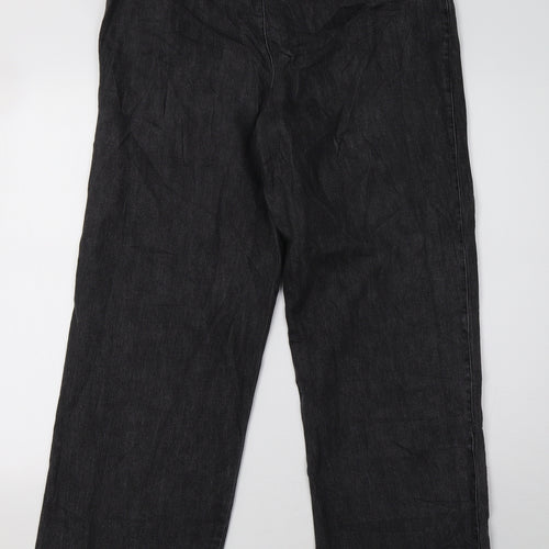 Liz Claiborne Womens Grey  Denim Mom Jeans Size 12 L32 in