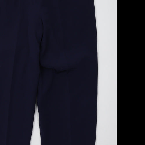 lenvol Womens Blue   Trousers  Size 8 L29 in