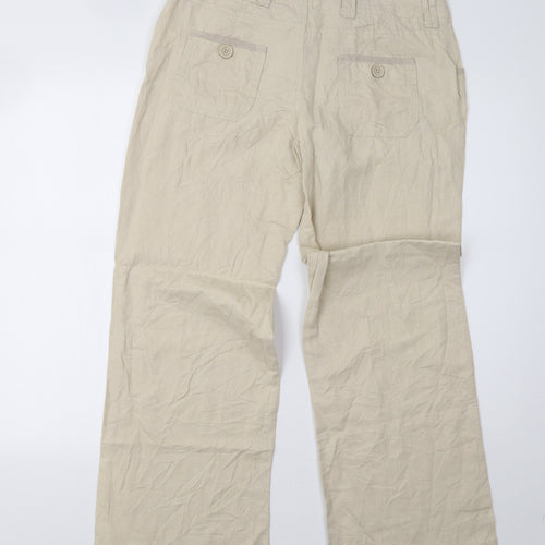 newlook Womens Beige   Trousers  Size 12 L31 in