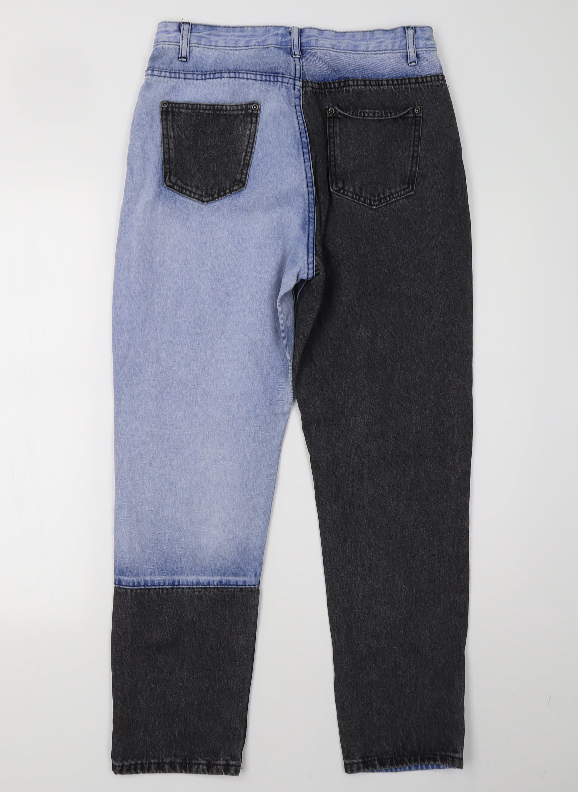 Boohoo Womens Blue  Denim Mom Jeans Size 10 L30 in