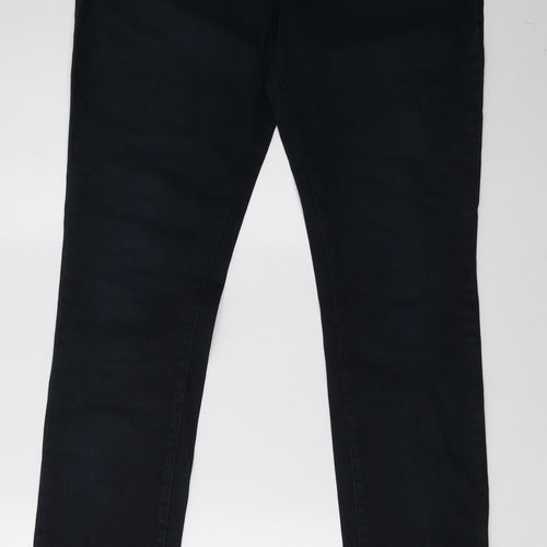 unique denim goods Womens Black  Denim Straight Jeans Size 42 L32 in
