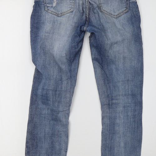 GIRL VIVI Womens Blue  Denim Skinny Jeans Size 8 L27 in