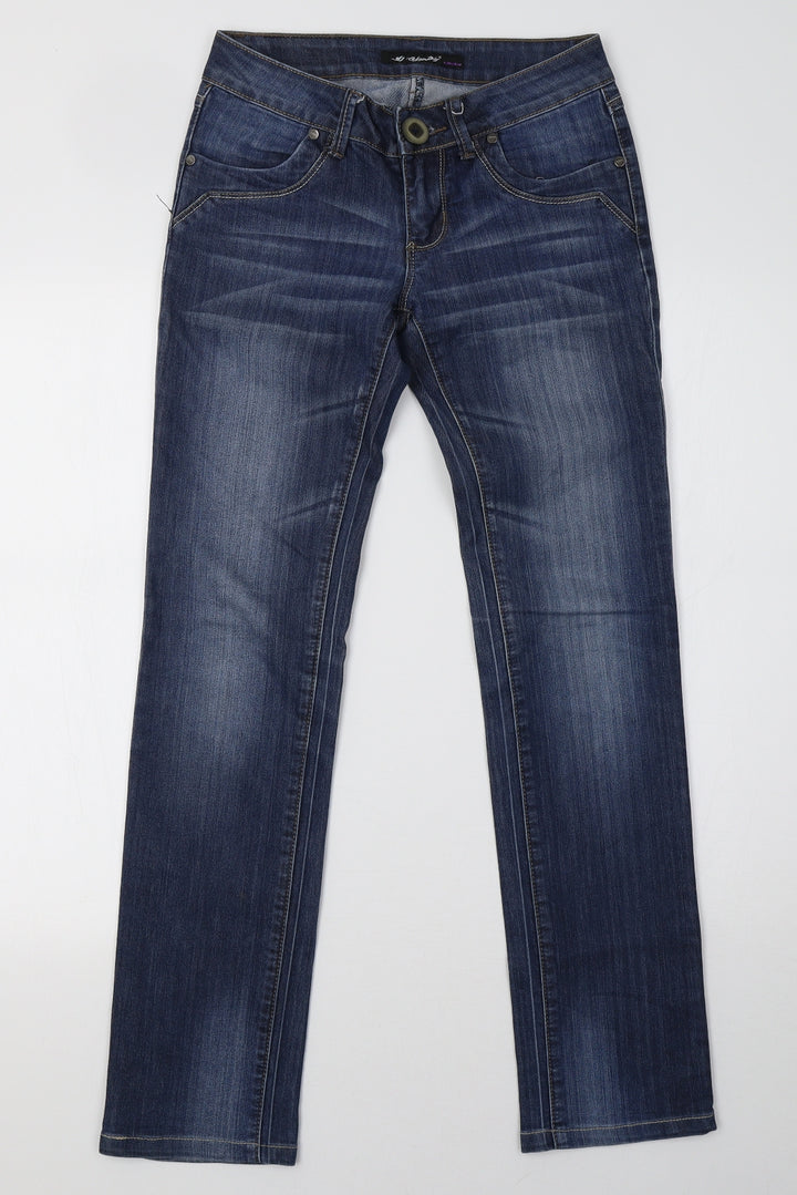 your Womens Blue Denim Skinny Jeans Size 6 L28 in