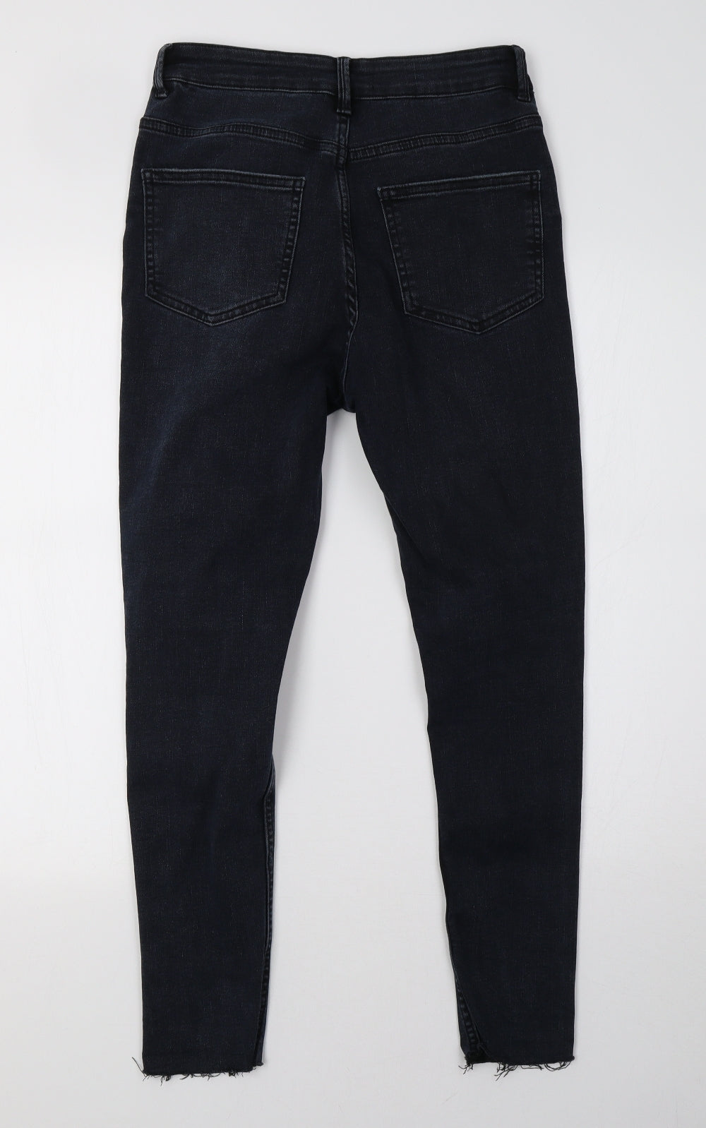 Primark Womens Black  Denim Skinny Jeans Size 12 L28 in