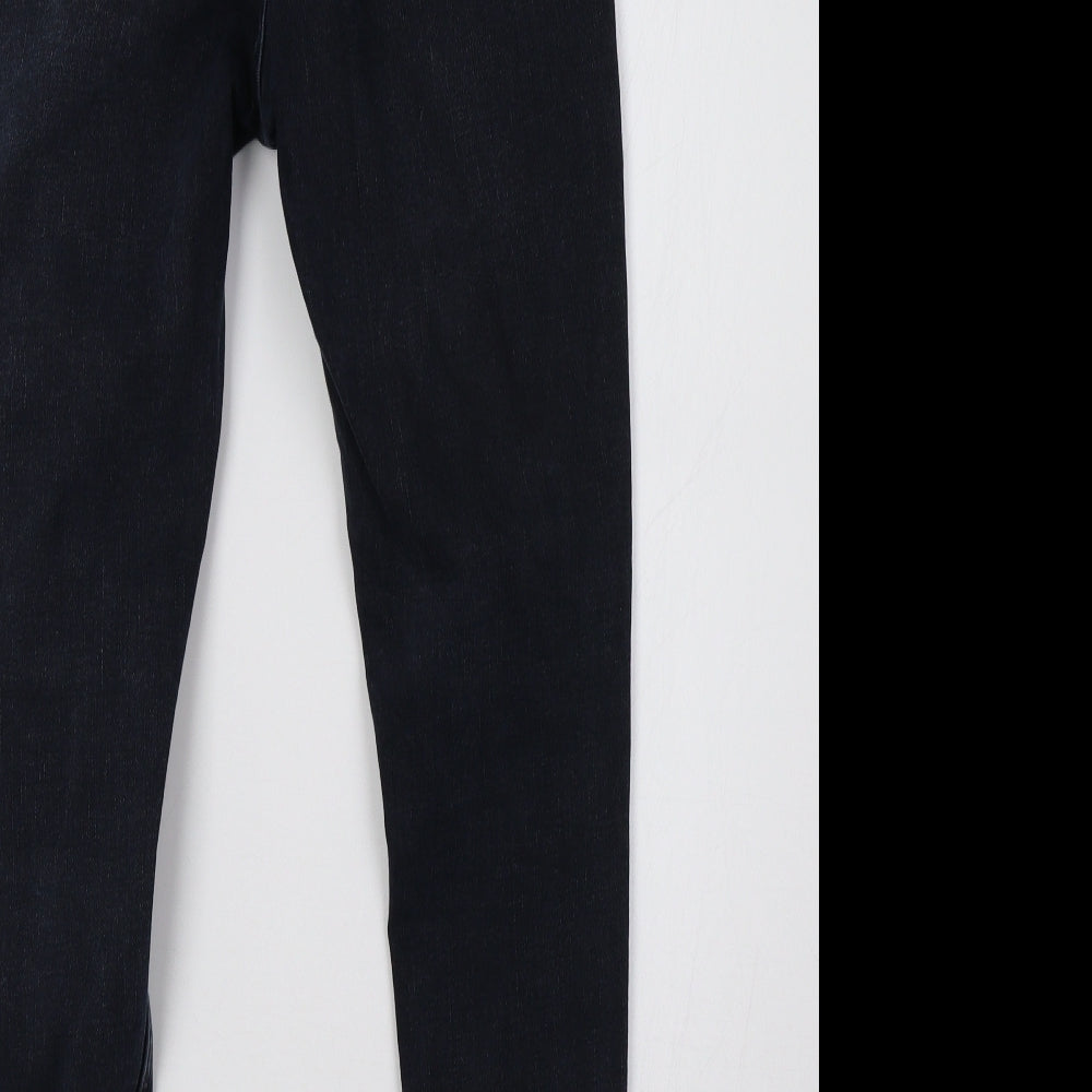 Primark Womens Black  Denim Skinny Jeans Size 12 L28 in