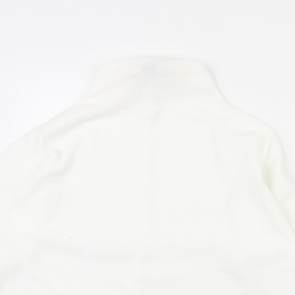 Primark Womens White   Pullover Jumper Size M