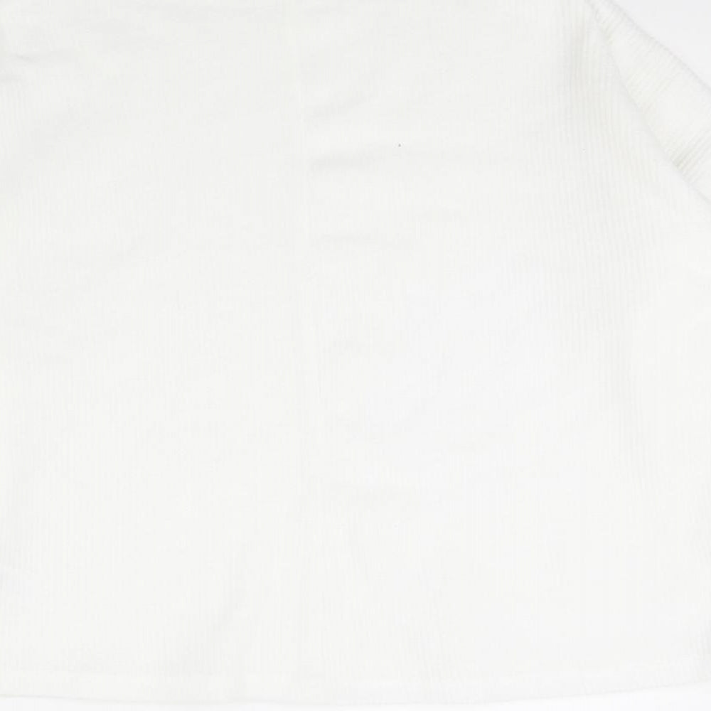 Primark Womens White   Pullover Jumper Size M