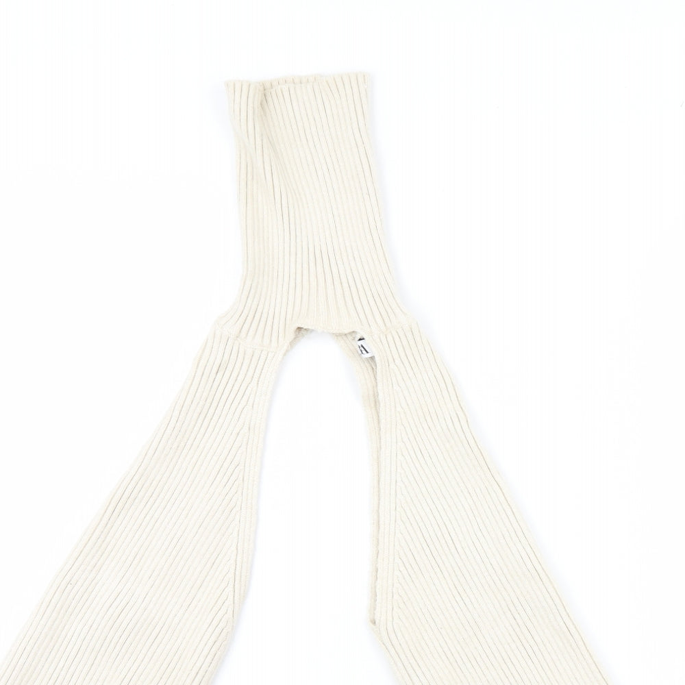 Zara Womens Ivory   Pullover Jumper Size M