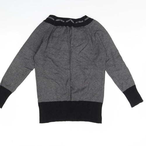 M&Co Womens Grey   Pullover Jumper Size M