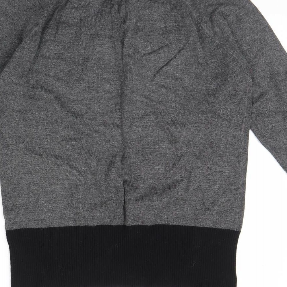 M&Co Womens Grey   Pullover Jumper Size M