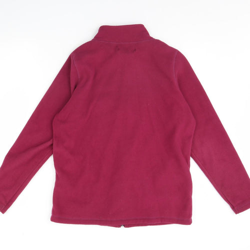 Anthology Womens Pink  Fleece Jacket  Size 12