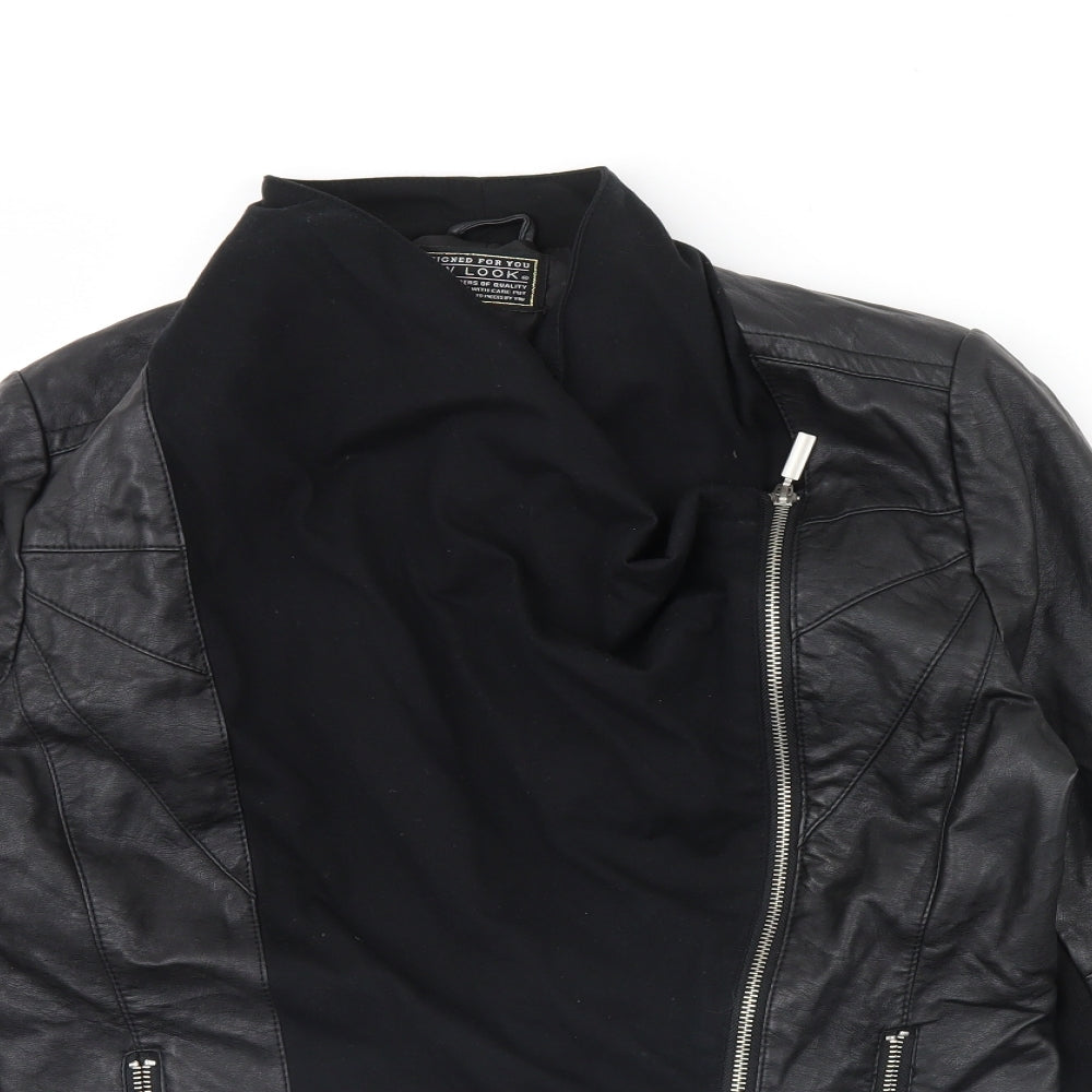 New Look Womens Black   Jacket Coat Size 16