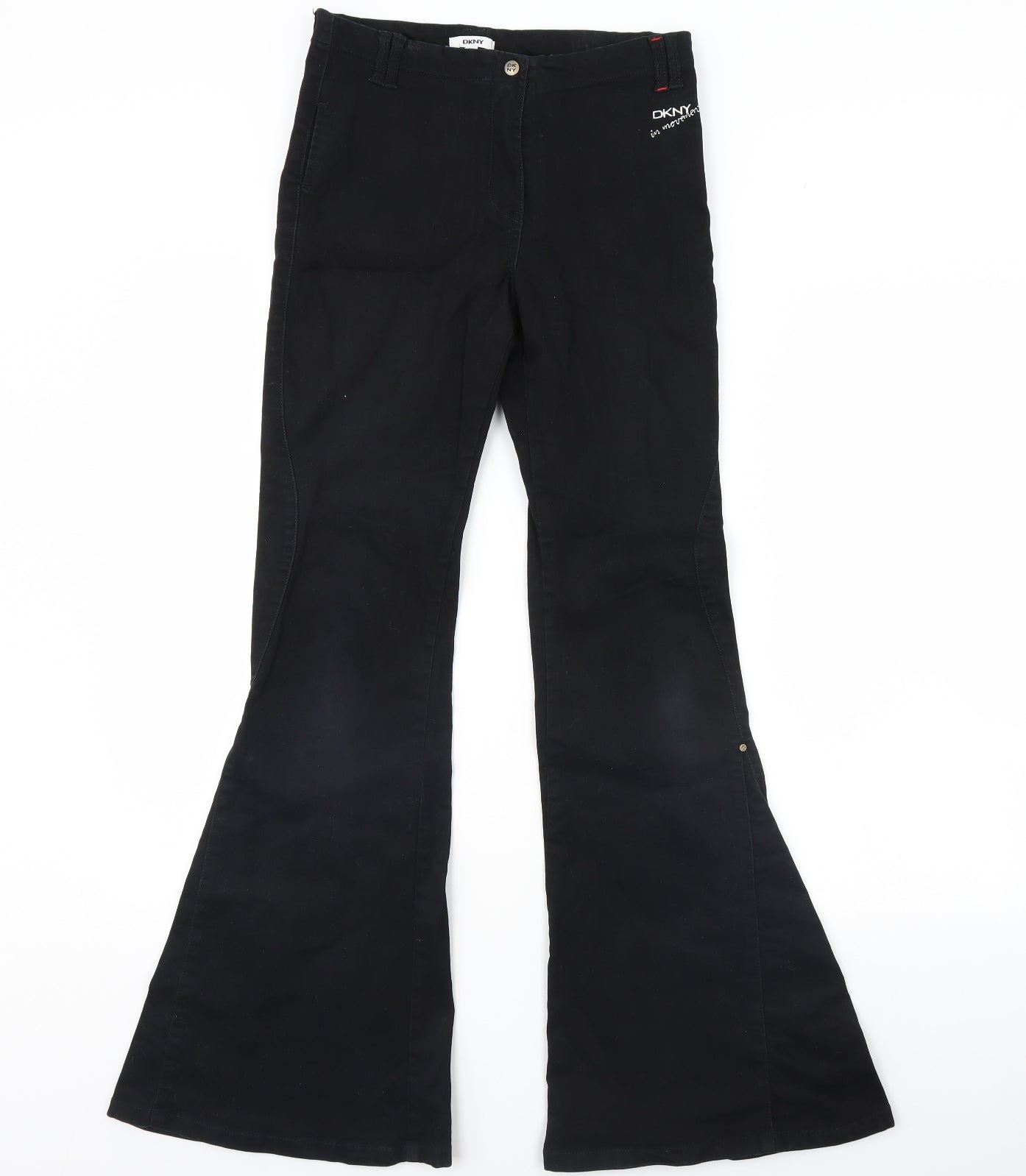 DKNY Womens Black   Trousers  Size 16 L30 in