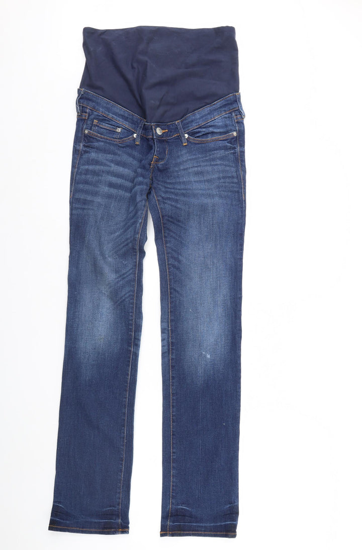&Denim Womens Blue  Denim Skinny Jeans Size 6 L31 in