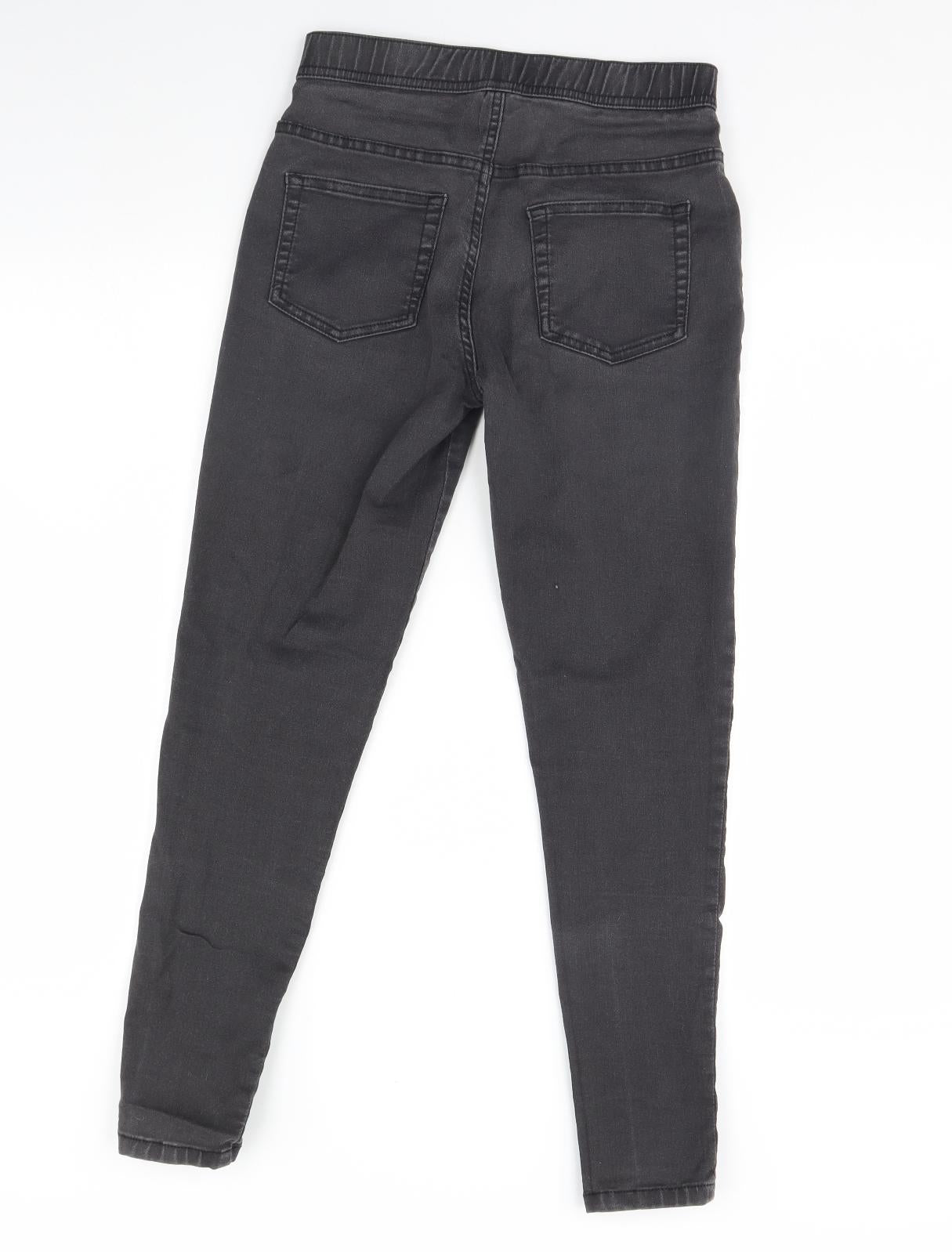 m&s Girls Grey  Denim Skinny Jeans Size 13 Years