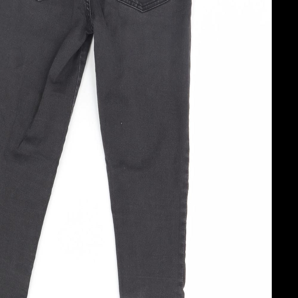 m&s Girls Grey  Denim Skinny Jeans Size 13 Years