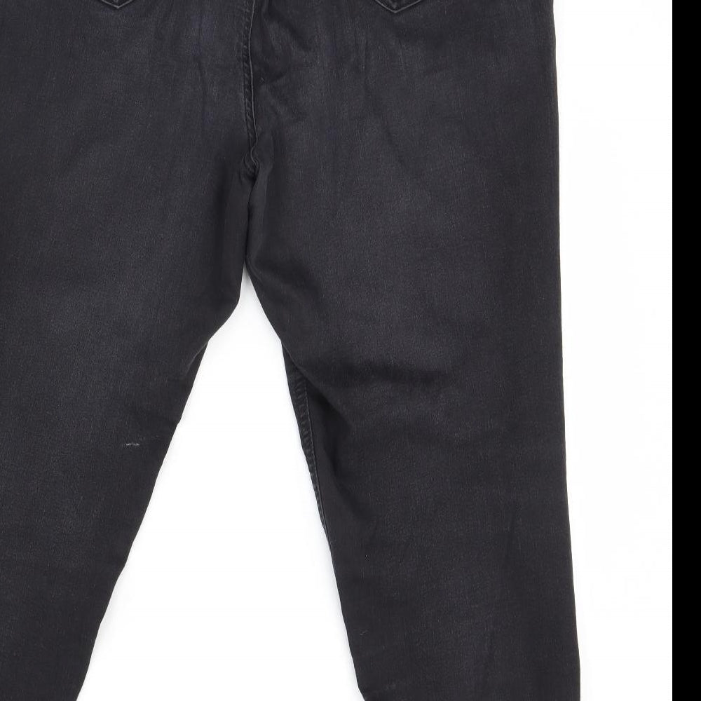 George Womens Black  Denim Skinny Jeans Size 22 L29 in