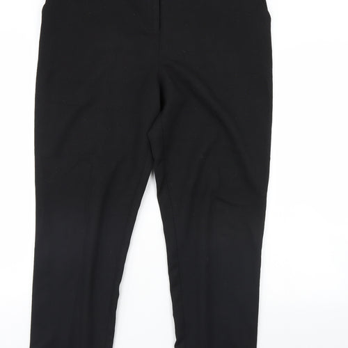 Warehouse Womens Black   Trousers  Size 14 L28 in
