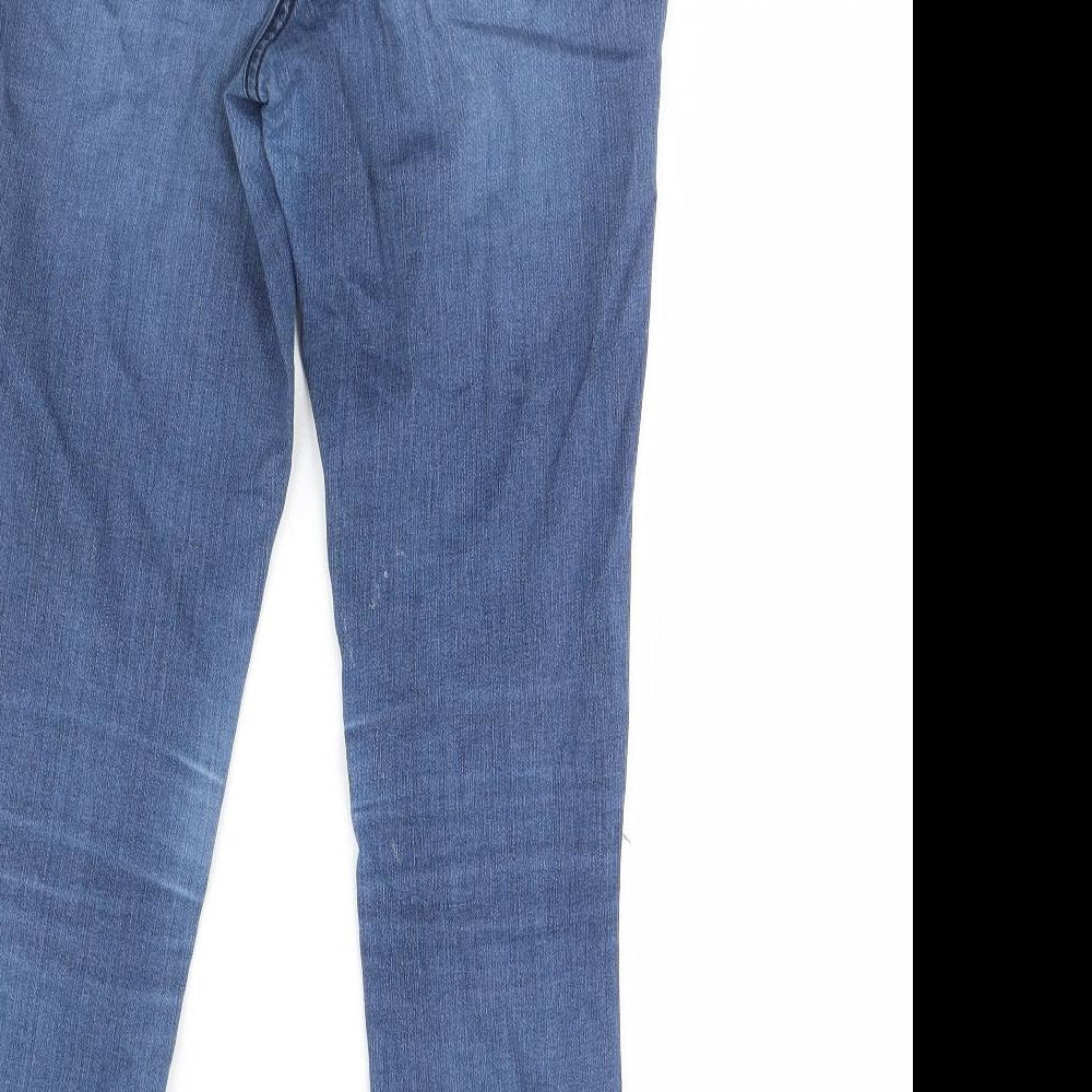 NEXT Womens Blue  Denim Skinny Jeans Size 14 L30 in