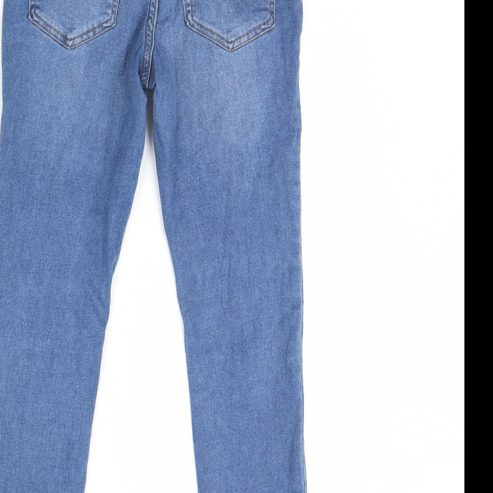 Denim & Co. Womens Blue  Denim Skinny Jeans Size 12 L28 in