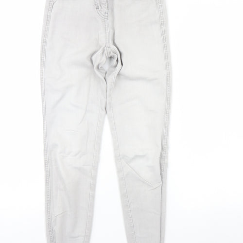 NEXT Womens Grey  Denim Skinny Jeans Size 6 L28 in