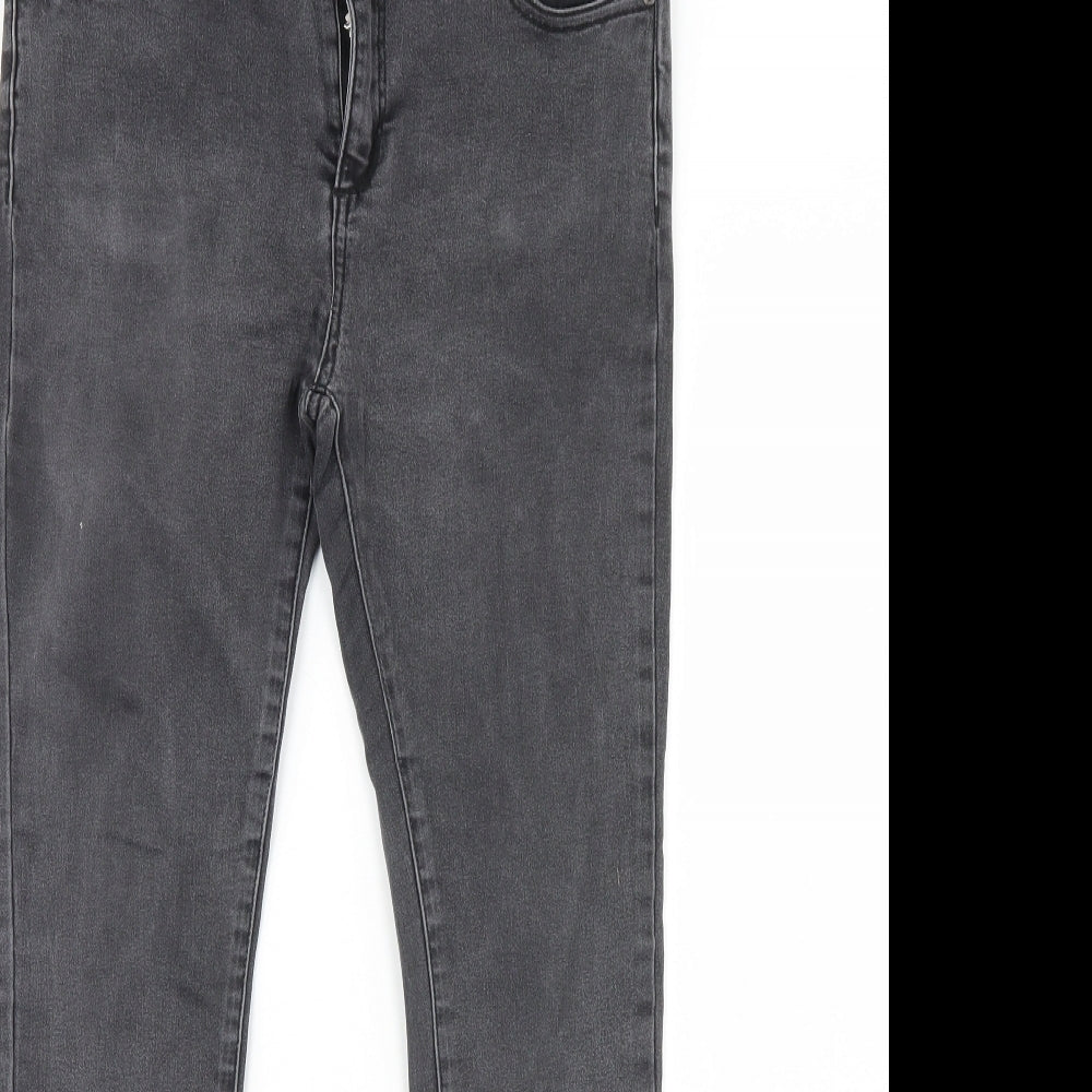Peacocks Womens Black  Denim Skinny Jeans Size 10 L30 in