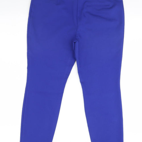 Papaya Womens Blue   Trousers  Size 12 L26 in
