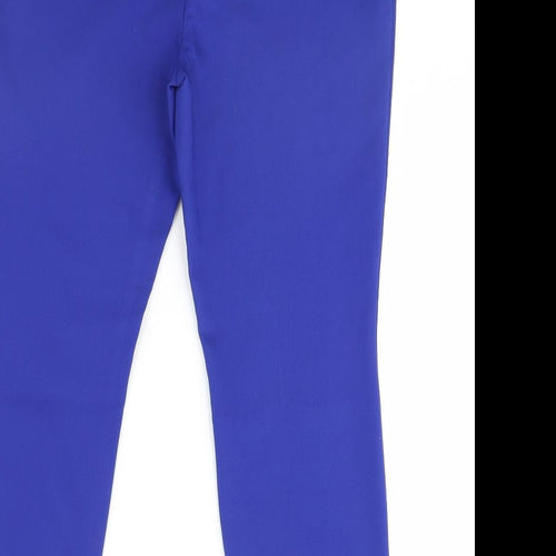 Papaya Womens Blue   Trousers  Size 12 L26 in