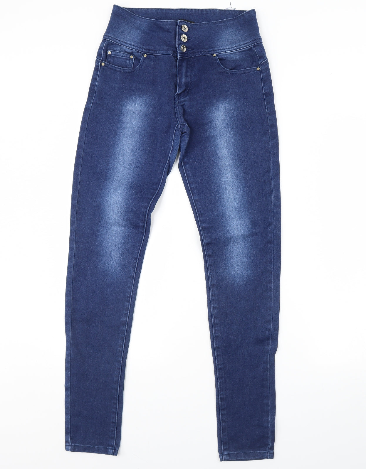 Quiz Womens Blue  Denim Skinny Jeans Size 10 L31 in