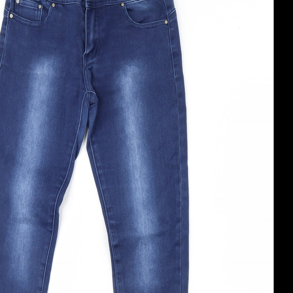 Quiz Womens Blue  Denim Skinny Jeans Size 10 L31 in