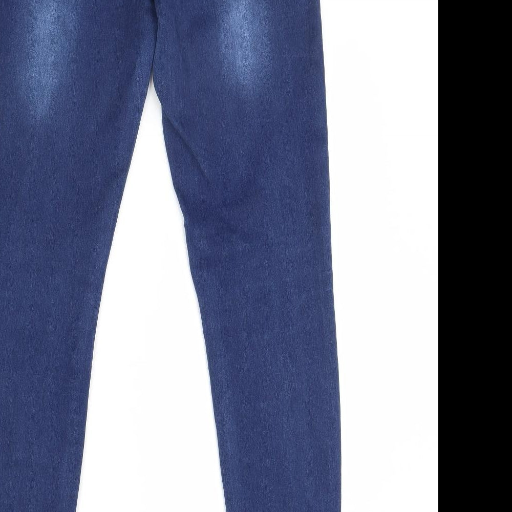 Quiz Womens Blue  Denim Skinny Jeans Size 10 L31 in