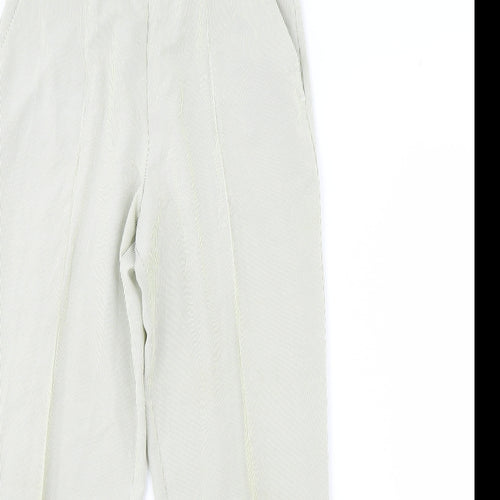 M&S Womens Green   Trousers  Size 12 L28 in