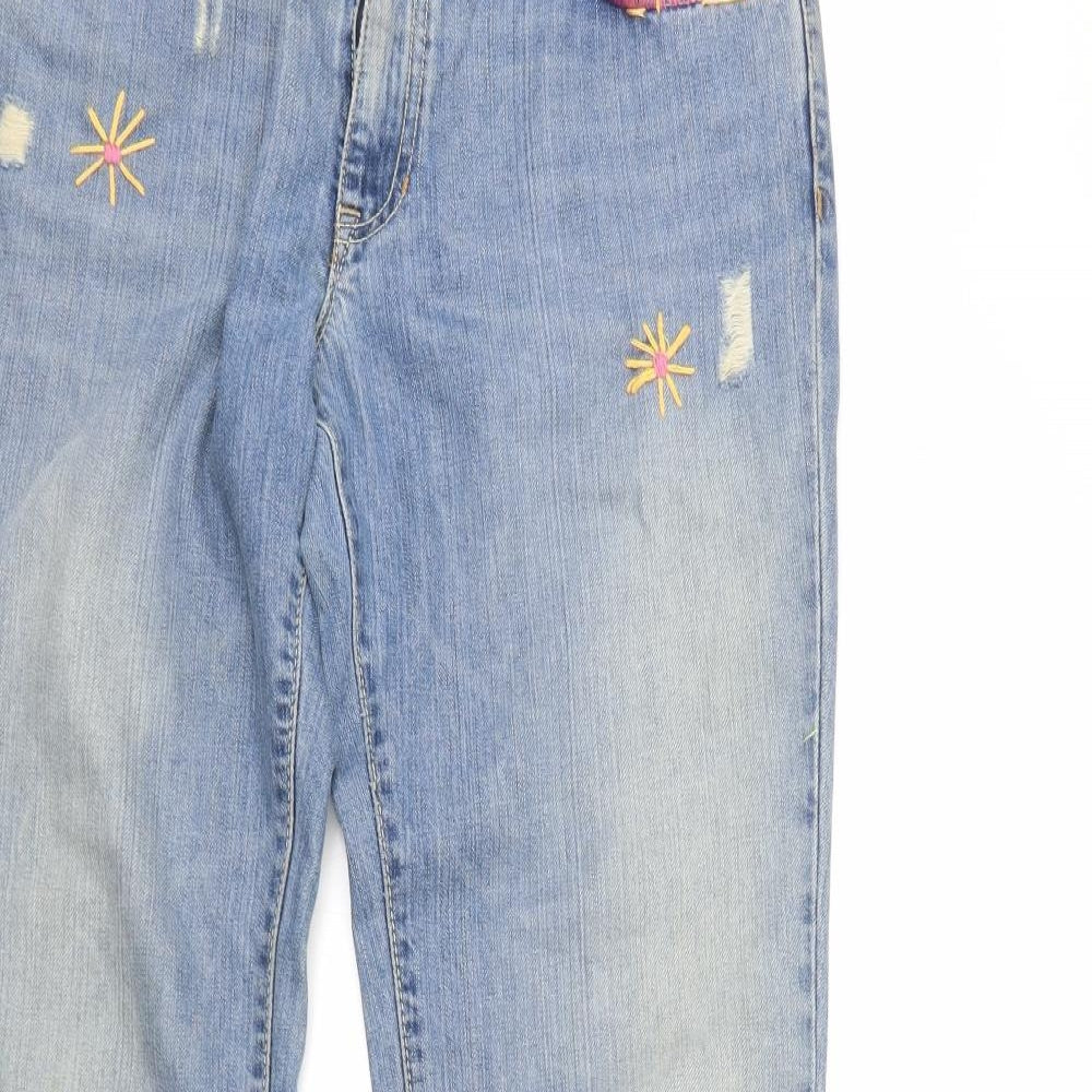 Gap Womens Blue  Denim Straight Jeans Size 10 L32 in