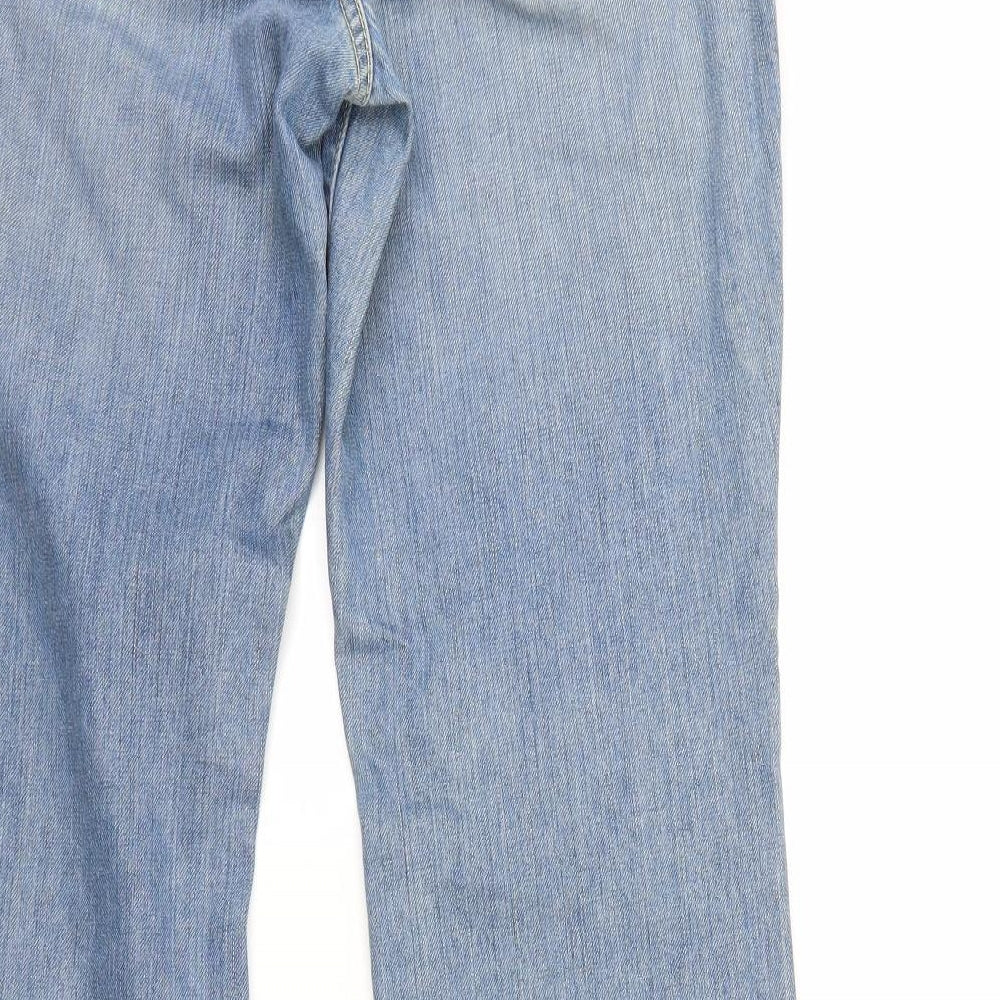Gap Womens Blue  Denim Straight Jeans Size 10 L32 in