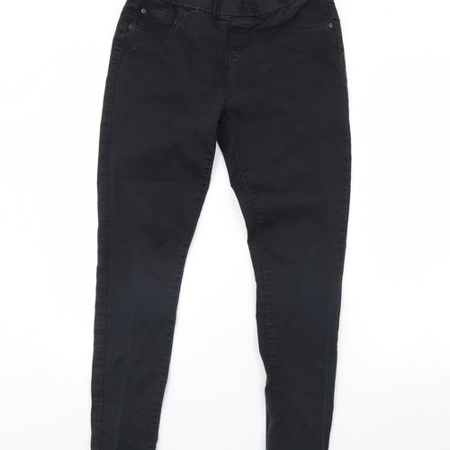 George Womens Black  Denim Skinny Jeans Size 12 L29 in