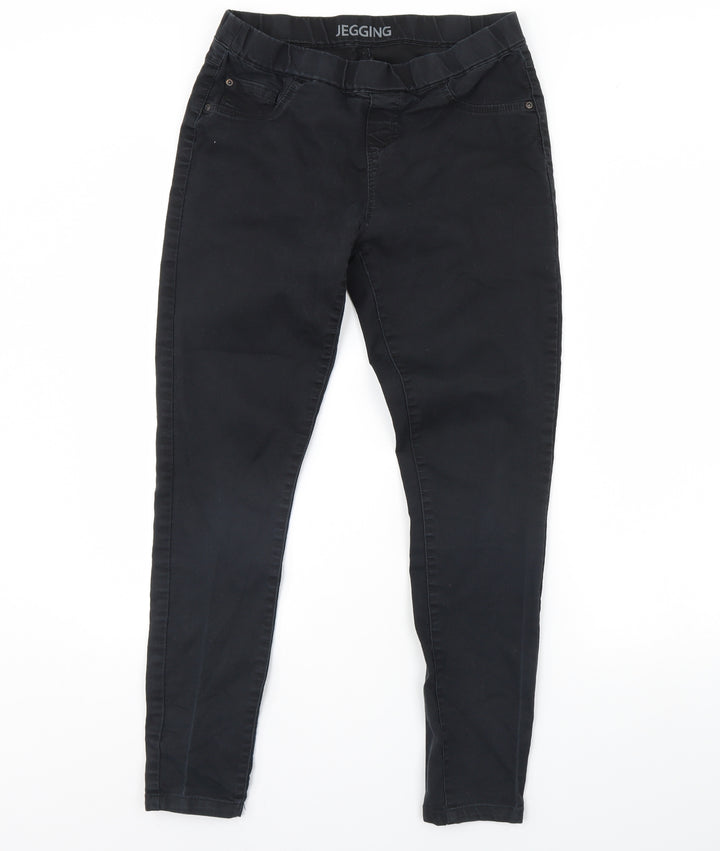 George Womens Black Denim Skinny Jeans Size 12 L29 in