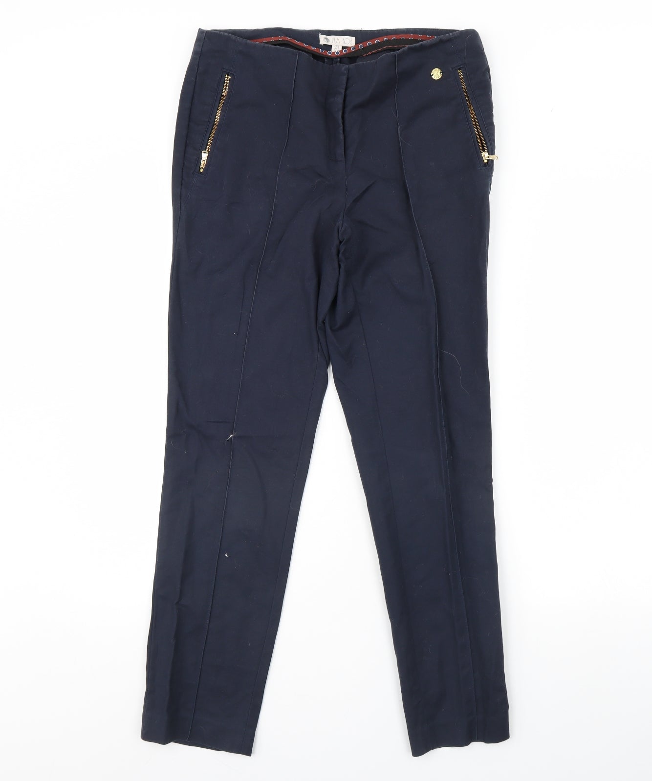 Lila Rose Womens Blue   Trousers  Size 10 L30 in