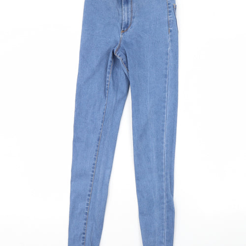 DENIM CO Womens Blue  Denim Skinny Jeans Size 8 L28 in