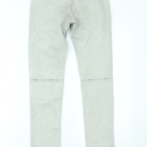 RESERVED Girls Grey  Denim Skinny Jeans Size 12-13 Years